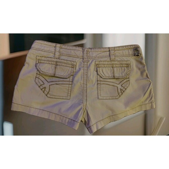 Zanda Di Shorts Size 11 Tan Pockets Cotton Style JS1444U2 - Picture 5 of 10